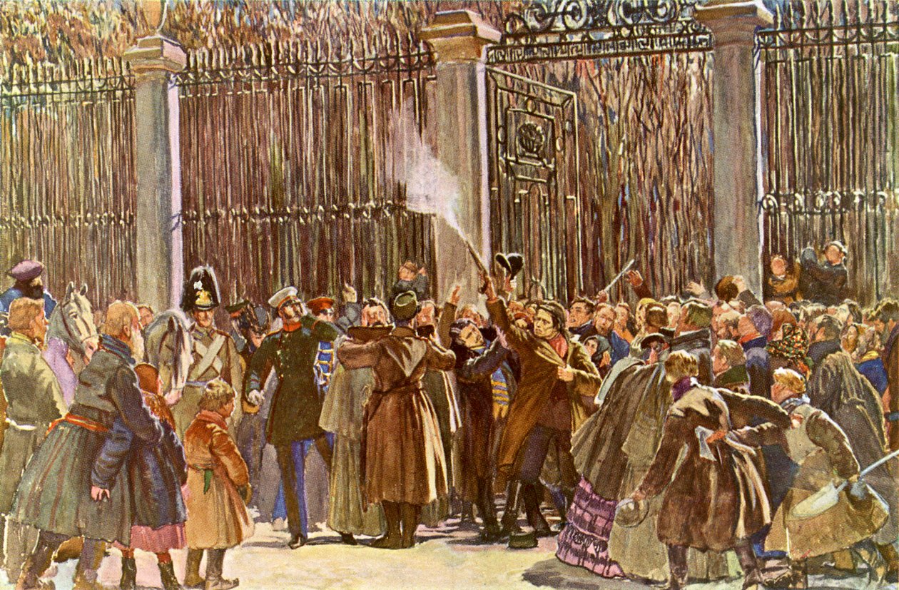 Dmitry Karakozovs Attentatsversuch auf Alexander II. von Unbekannter Künstler