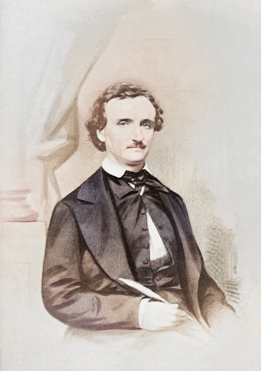 Edgar Allen Poe. 19. Jahrhundert (Foto) von Alec Hunter