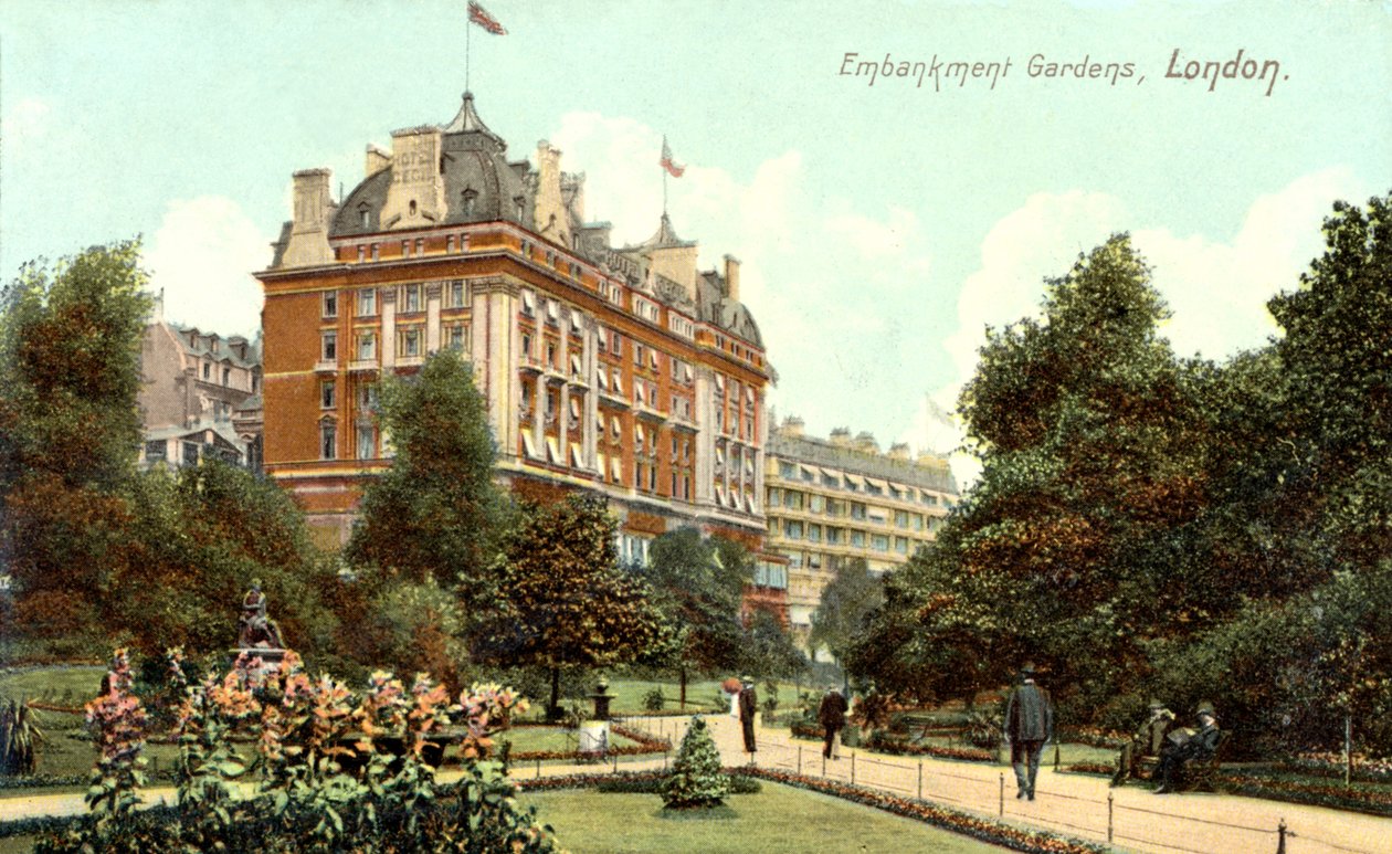 Embankment Gardens London von Unbekannter Künstler