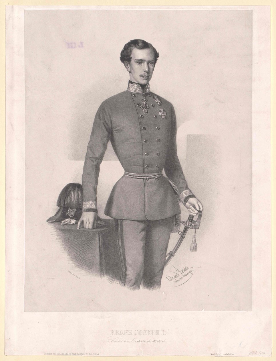 Kaiser von Österreich Franz Joseph I. von Unbekannter Künstler