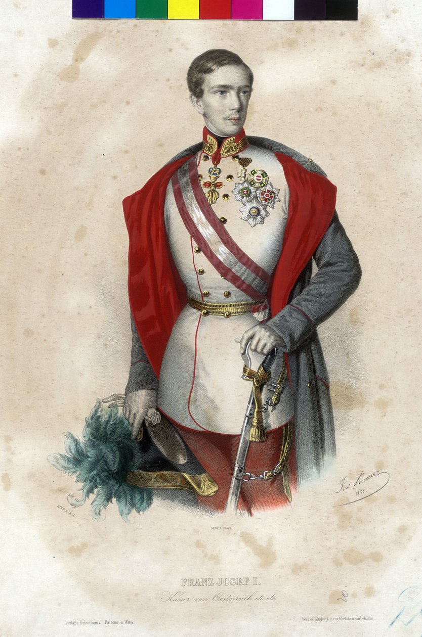 Kaiser von Österreich Franz Joseph I. von Unbekannter Künstler