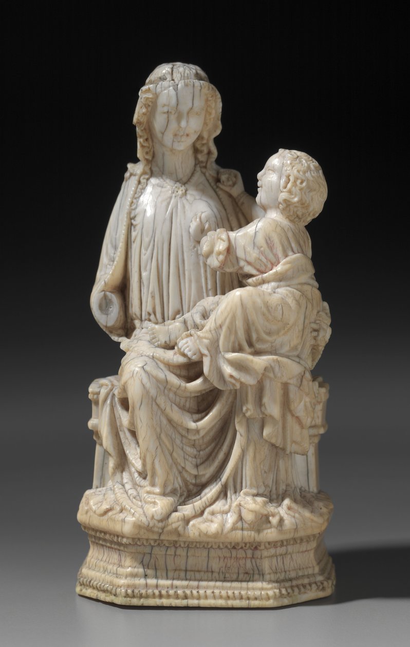 Thronende Jungfrau und Kind, ca. 1250 von Unbekannt