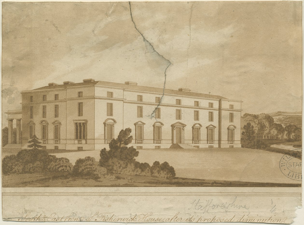 Fisherwick Hall von Unbekannt