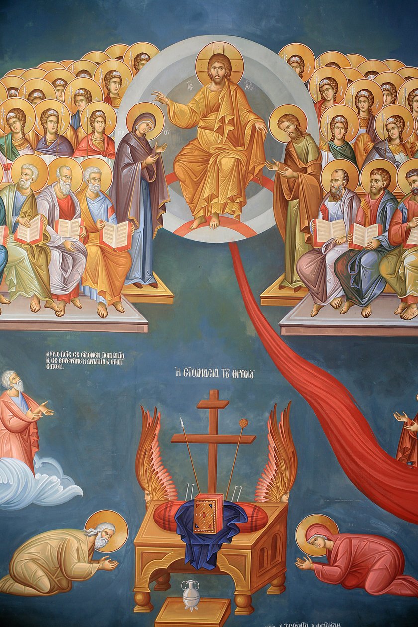 Griechisch-orthodoxe Ikone, Thessaloniki, Griechenland von Unbekannt