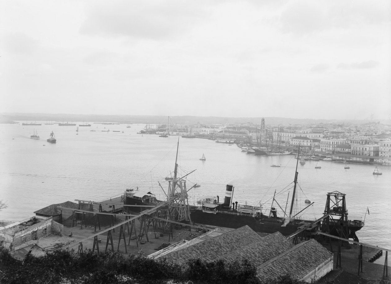 Hafen von Cabanas von Unbekannt