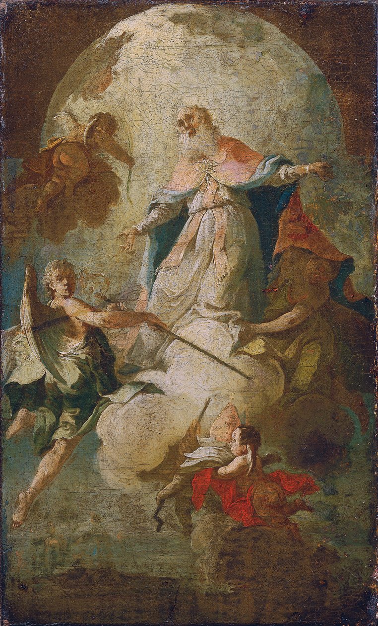 Himmelfahrt des heiligen Erasmus von Unbekannter Künstler