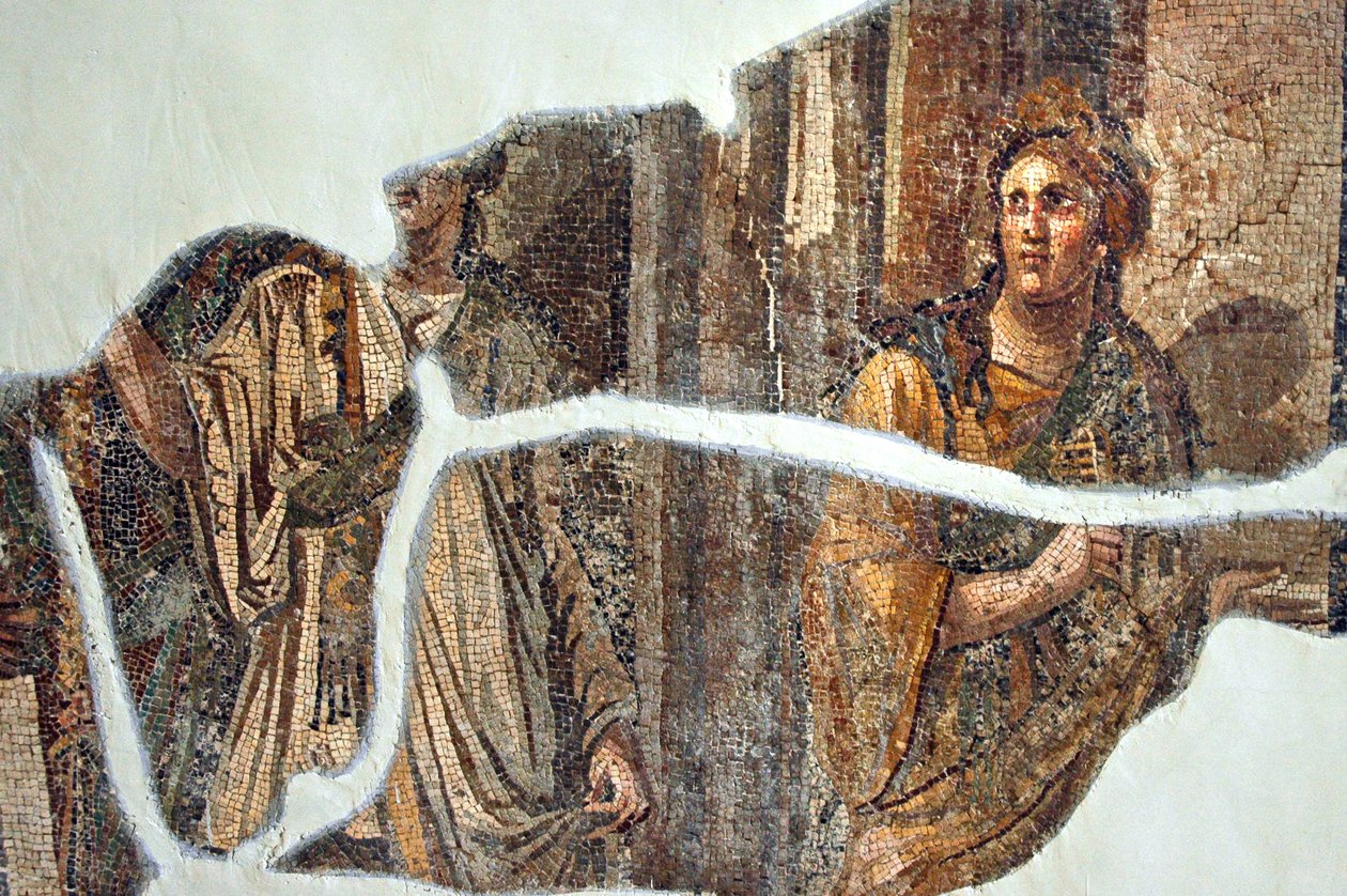Isiac-Zeremonie-Mosaik aus Vakto, Türkei von Unbekannt