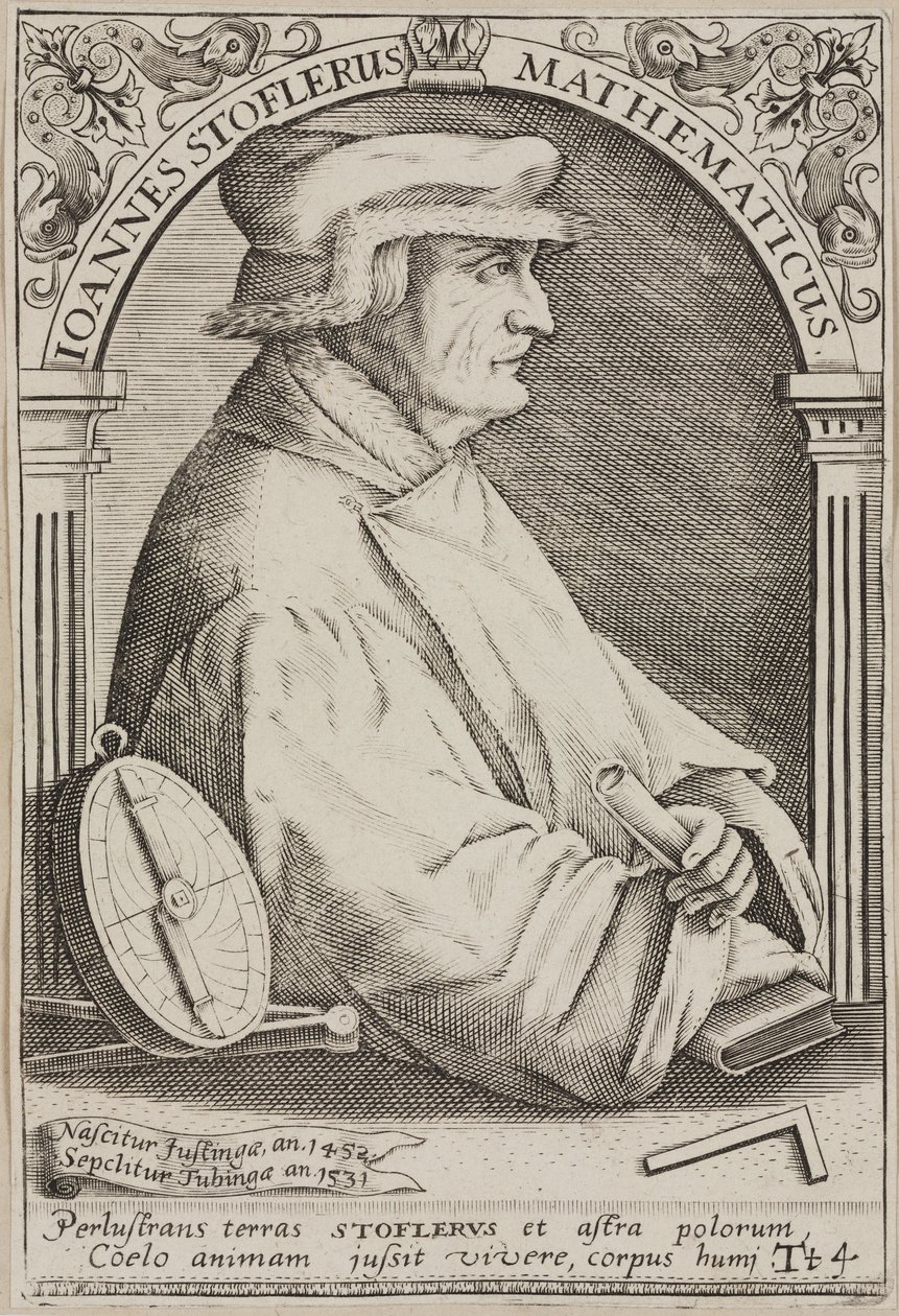 Johannes Stoeffler, deutscher Astrologe von Unbekannter Künstler