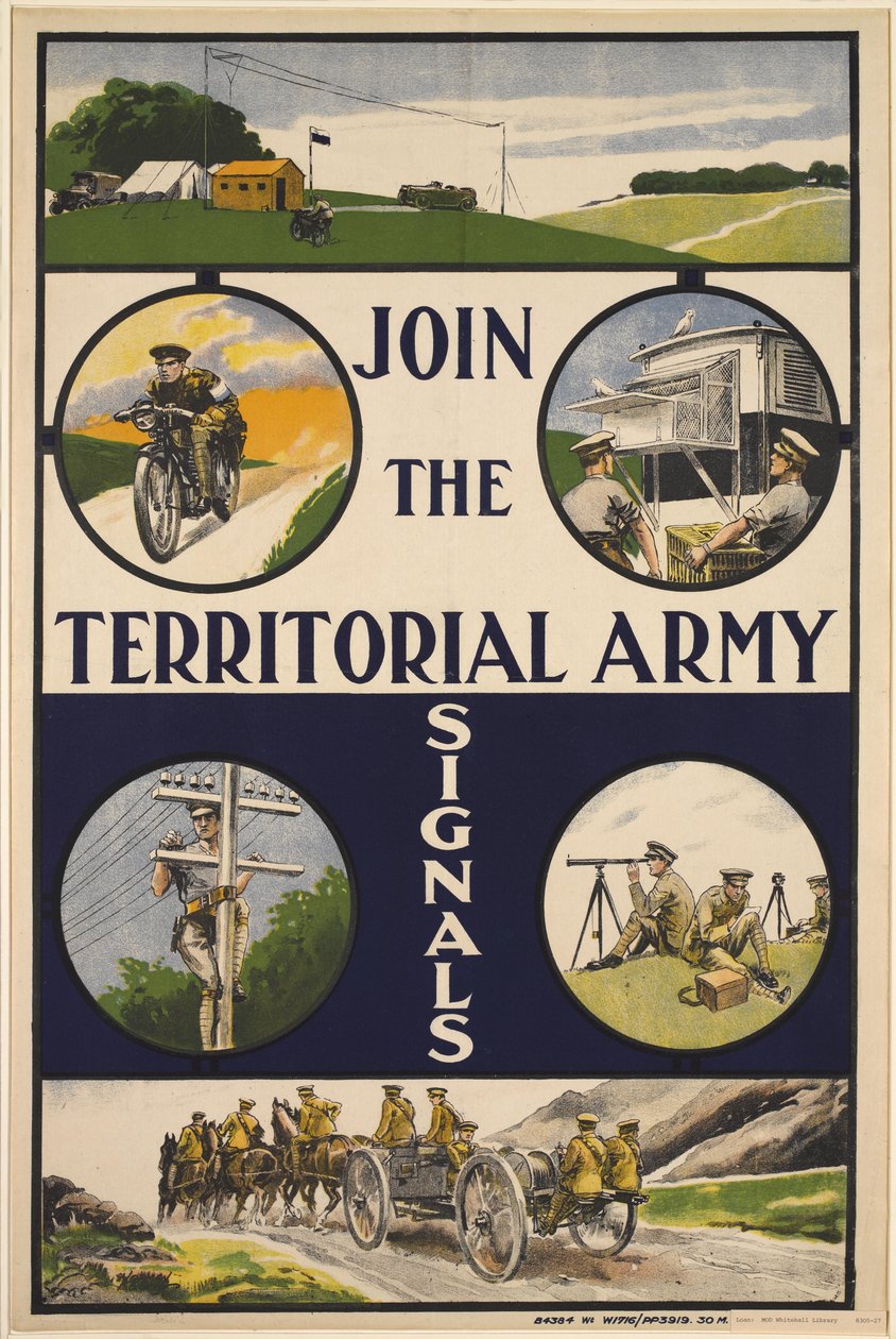 Treten Sie dem Territorial Army Signals bei von Unbekannt