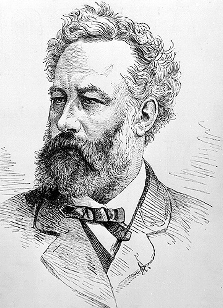 Jules Verne (Gravur) von Unbekannter Künstler