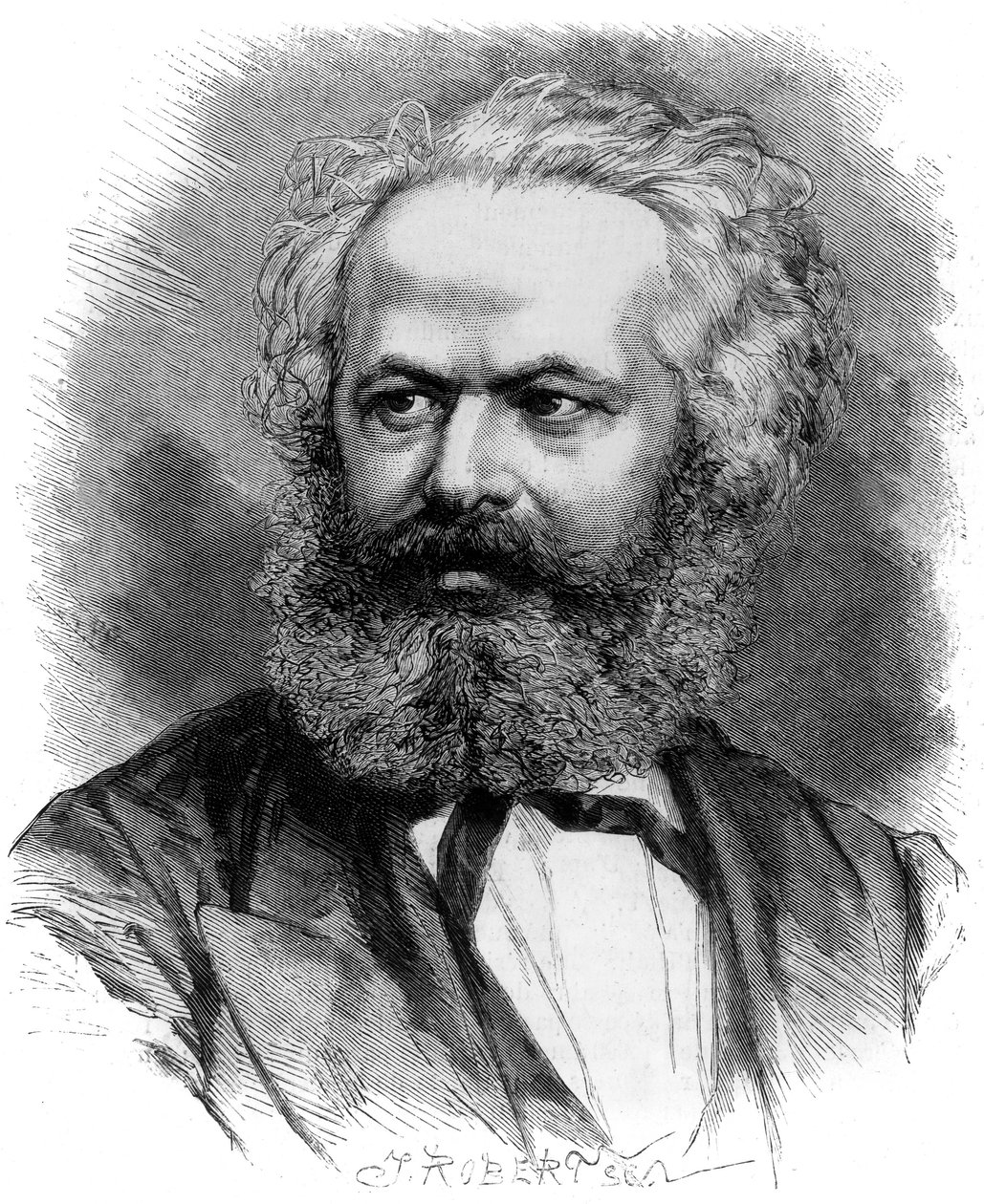 Karl Marx (Stich) von Unknown