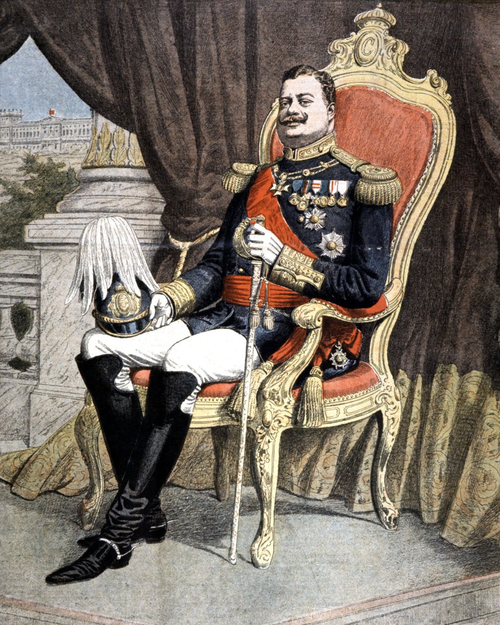 König von Portugal Don Carlos I. von Unbekannter Künstler