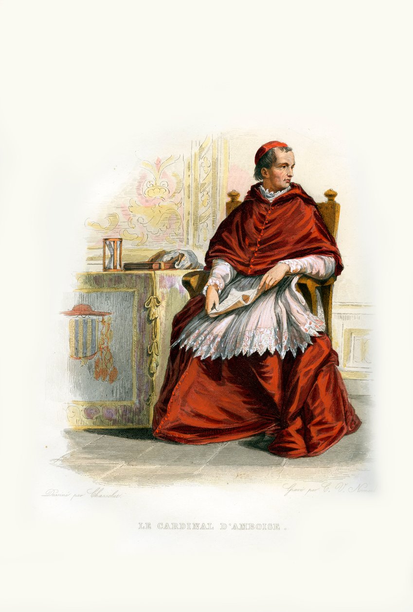 Der Kardinal von Amboise von Unbekannter Künstler