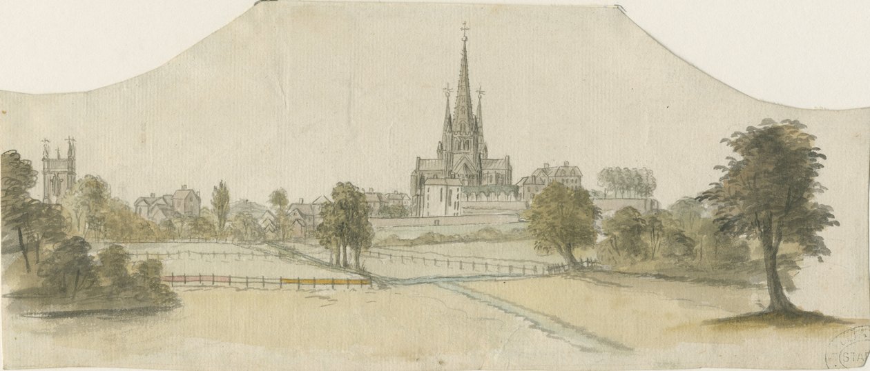 Lichfield Kathedrale - Ostansicht von Unbekannt