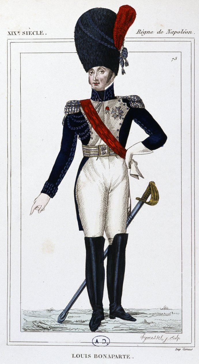 Louis Bonaparte, ca. 1810 (Gravur) von Unbekannter Künstler