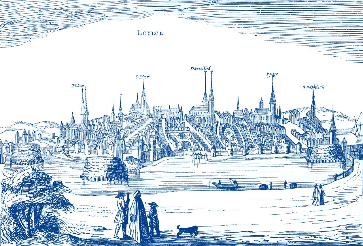 Lübeck und sein Hafen von Unbekannter Künstler