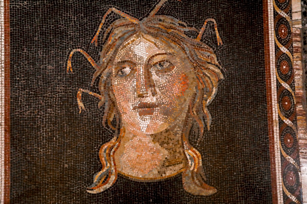 Meeresgöttin (3. Jahrhundert, Mosaik) von Alec Hunter