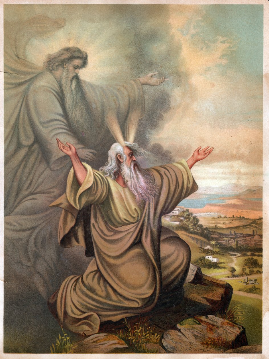 Moses (Lithographie, ca. 1900) von Unbekannter Künstler