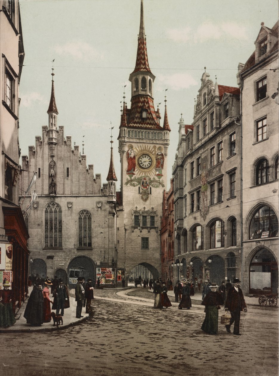 Münchner Rathaus, 1890-90 von Unbekannt