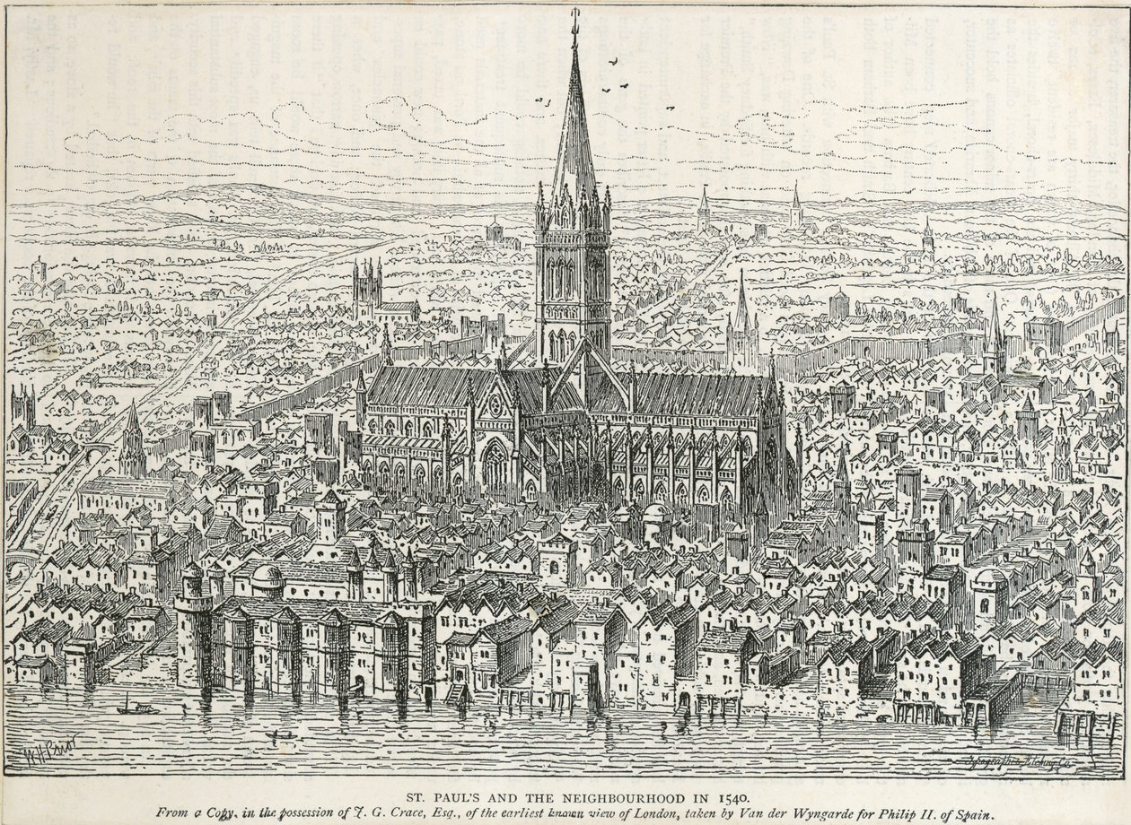 Alte St. Pauls von Unbekannter Künstler