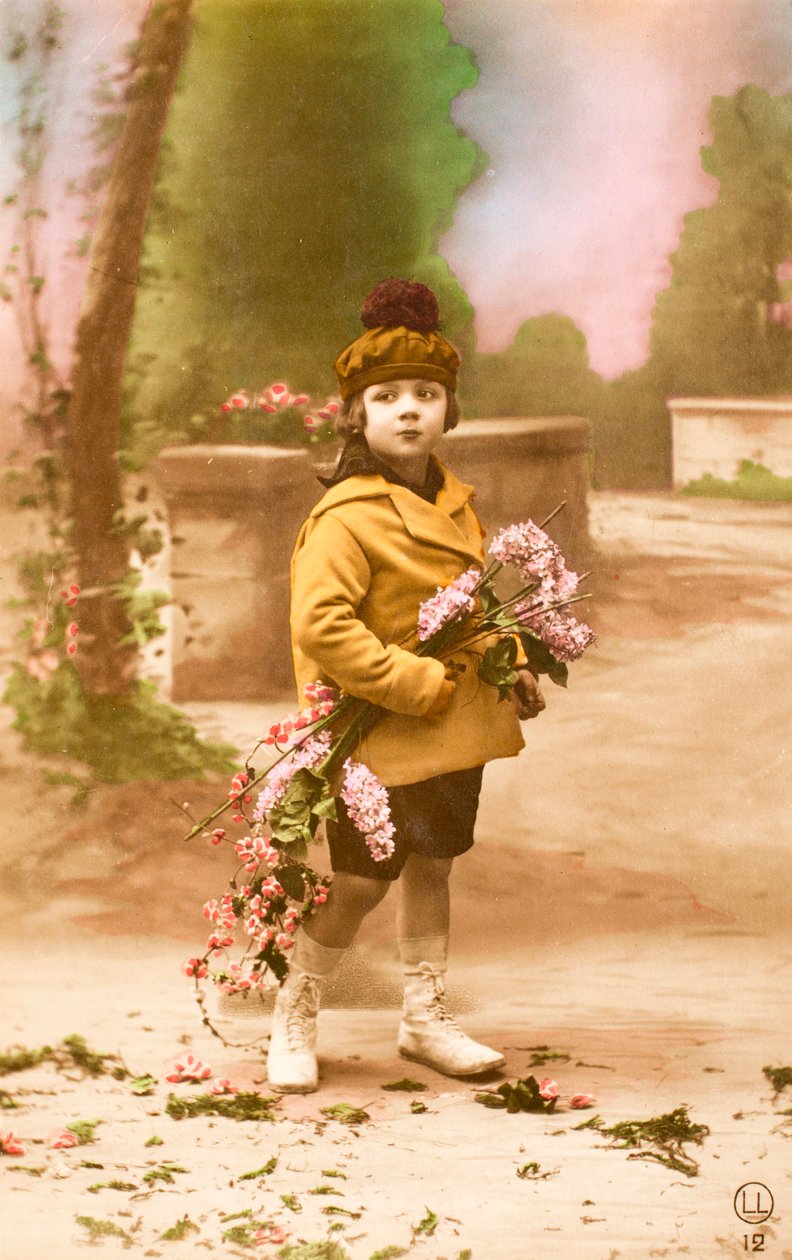 Alte Postkarte Kind von William M. Timlin