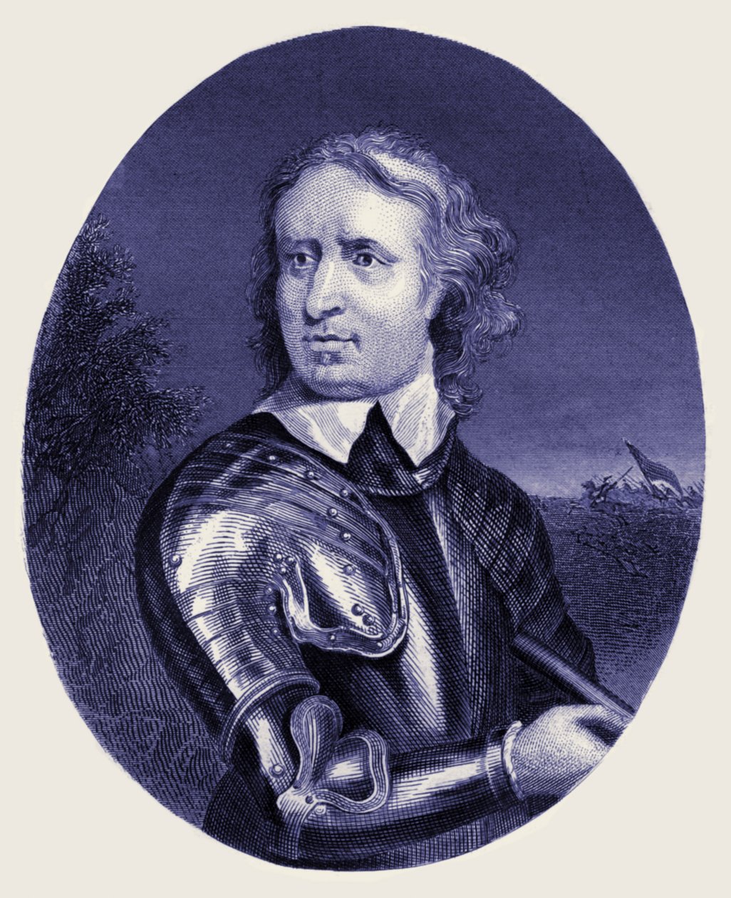 Oliver Cromwell von Unbekannter Künstler