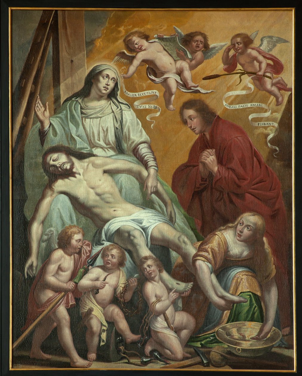 Pfarrkirche (Onze-Lieve-Vrouw Hemelvaartkerk). Innenansicht. von Unbekannter Künstler