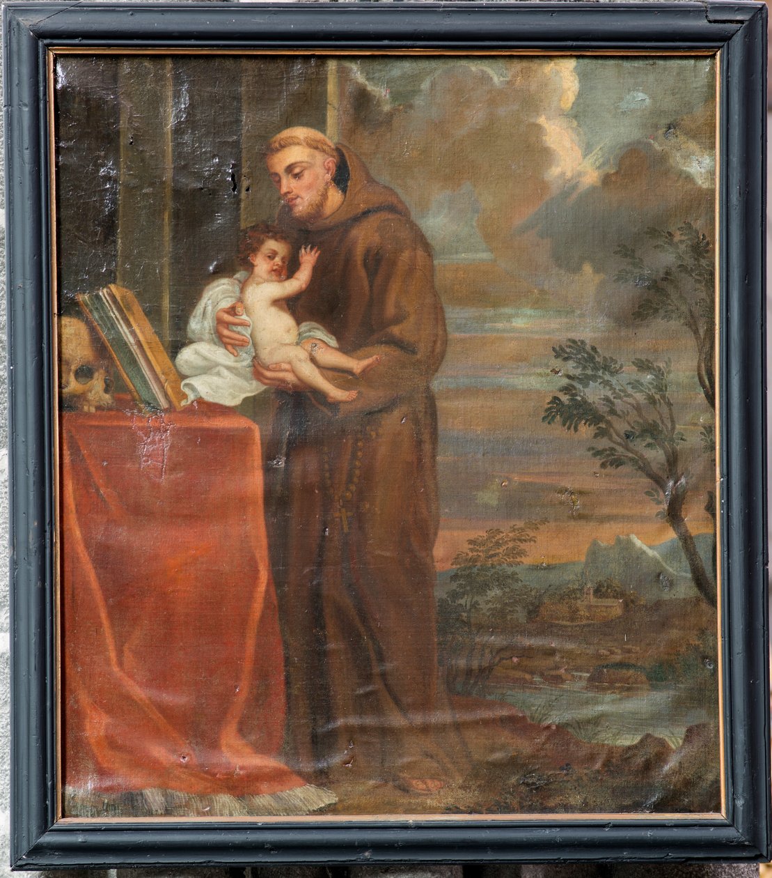 Pfarrkirche (Parochiekerk Sint-Walburga). Gemälde. von Unbekannter Künstler