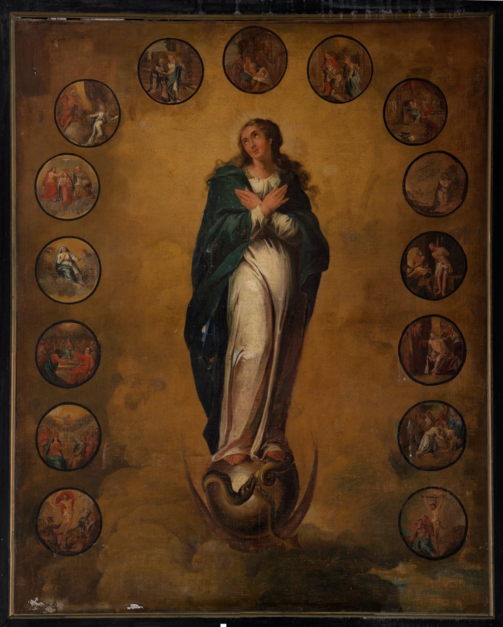 Pfarrkirche Sint-Walburga. von Unbekannter Künstler