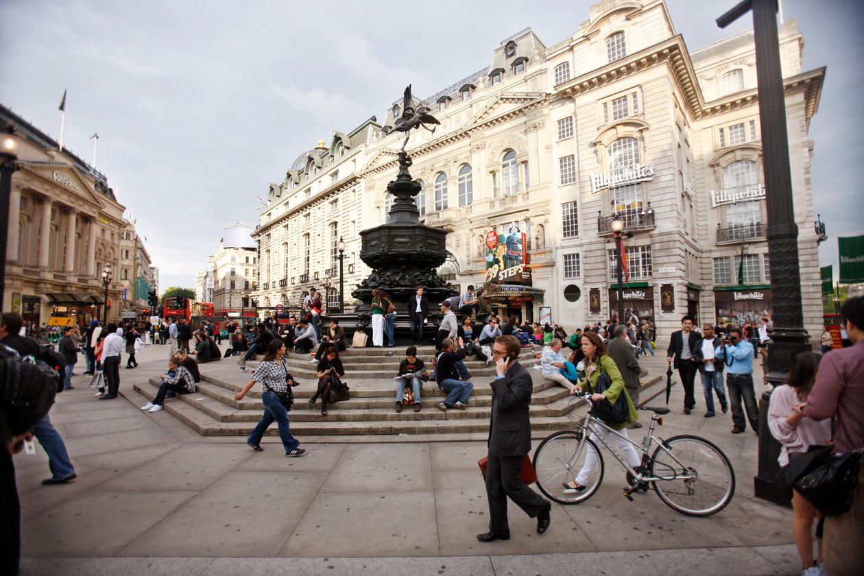 Piccadilly Circus, London (Foto) von Unbekannt