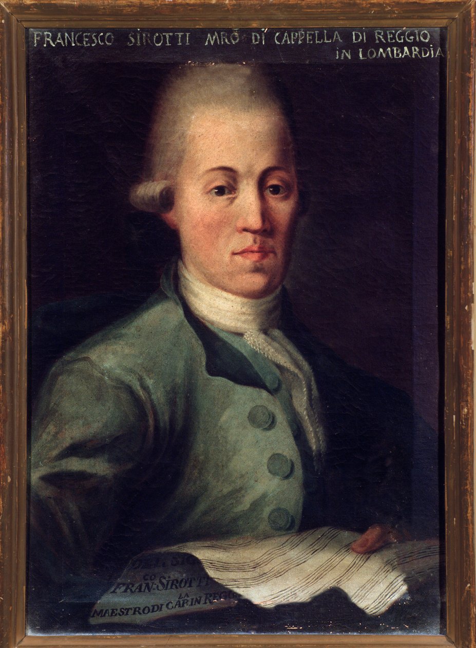 Porträt von Francesco Sirotti von Unbekannter Künstler