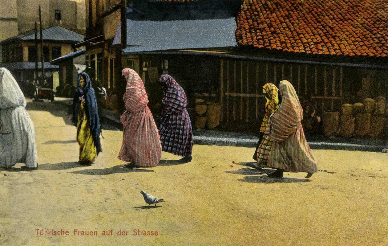 Sarajevo - verschleierte türkische Frauen von Unbekannter Künstler