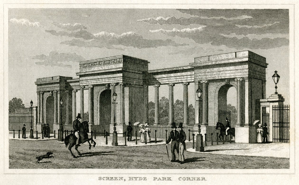 Bildschirm, Hyde Park Corner von Unbekannt