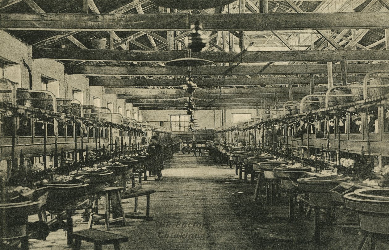 Seidenfabrik von Unbekannter Künstler