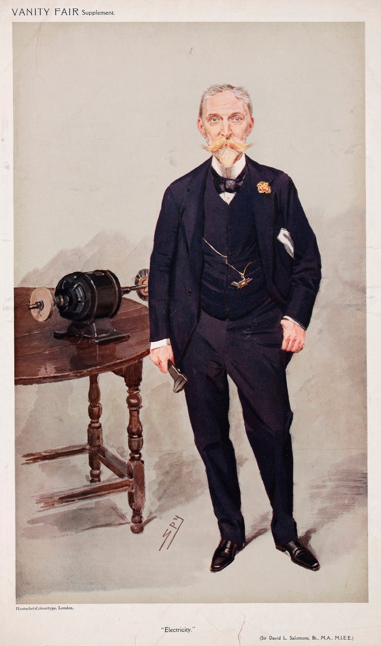 Sir David Salomons, englischer Motorpionier von Unbekannt