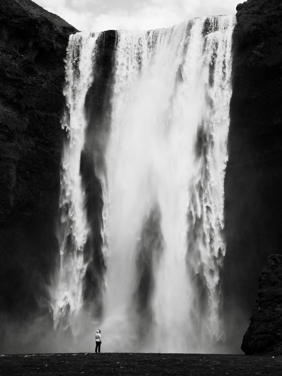 Skógafoss, Island von Leopold Blonder
