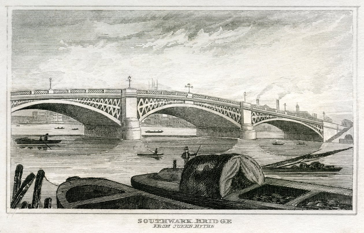 Southwark Bridge von Unbekannt