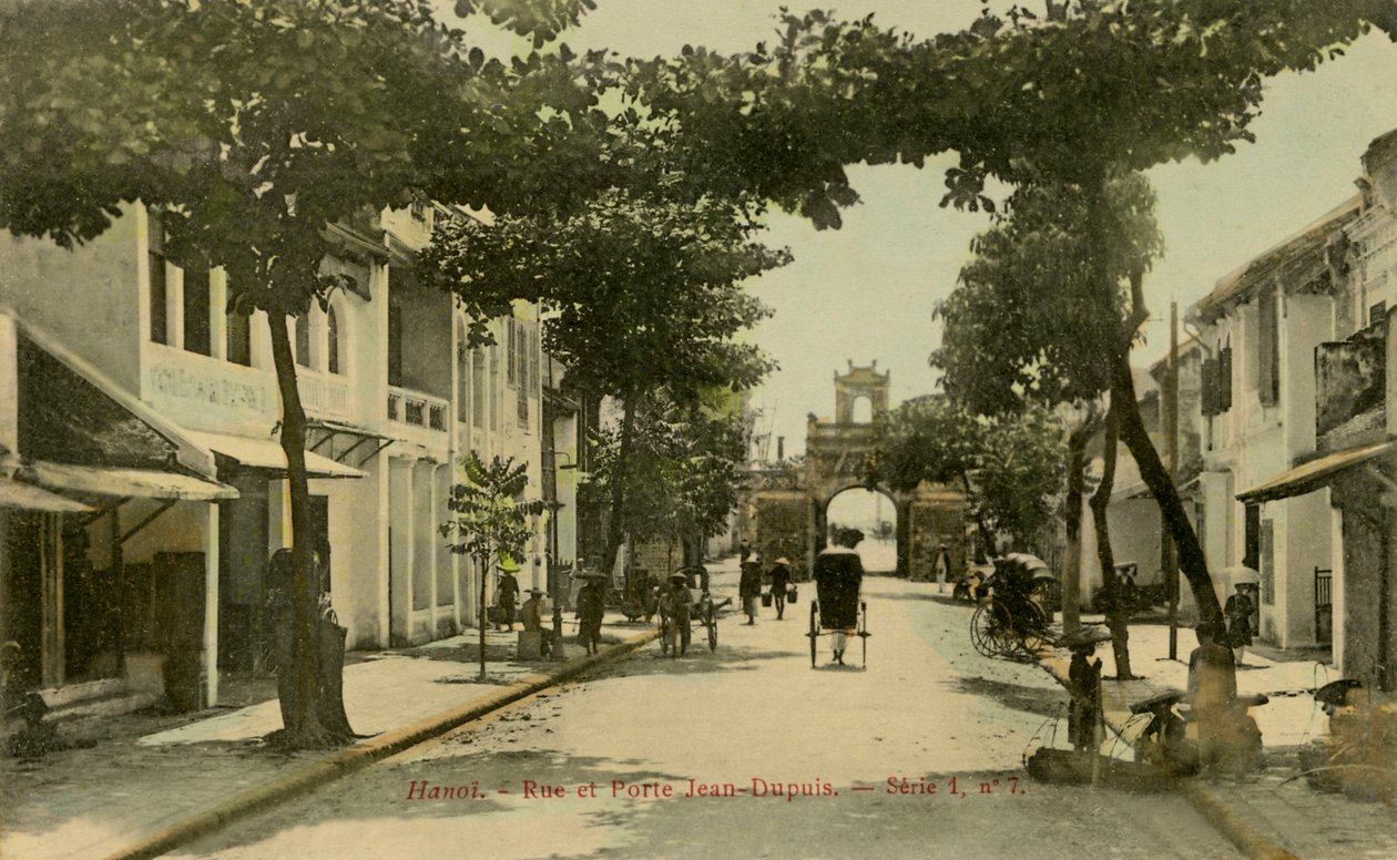 Straßenansicht von Hanoi, Vietnam von Unbekannter Künstler