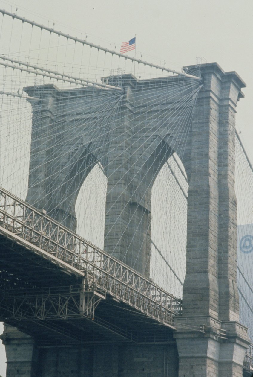 Die Brooklyn Bridge von Unbekannt