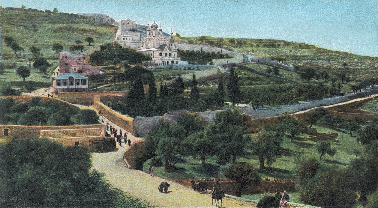Der Garten Gethsemane, Jerusalem - Bibel von Unbekannter Künstler