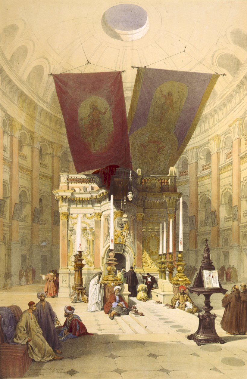 Das Heiligtum des Heiligen Grabes, Jerusalem von Unbekannt