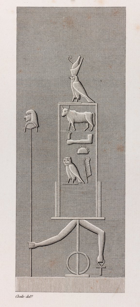 Theben: Karnak (Nahaufnahme) von Unbekannt