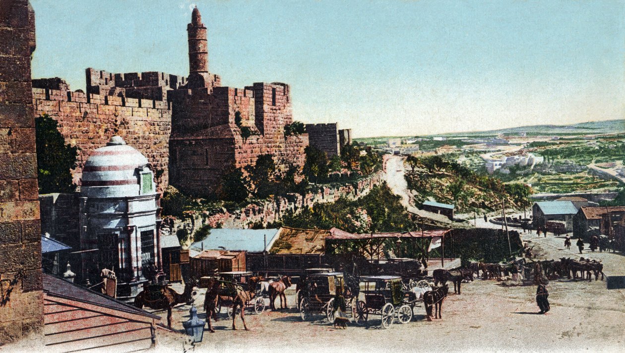 Davidsturm, Jerusalem - Bibel von Unbekannter Künstler
