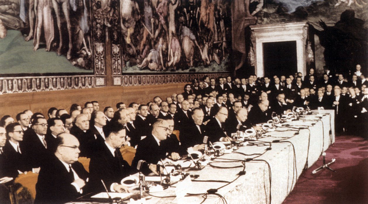 Römische Verträge, 25. März 1957 von Unbekannter Künstler