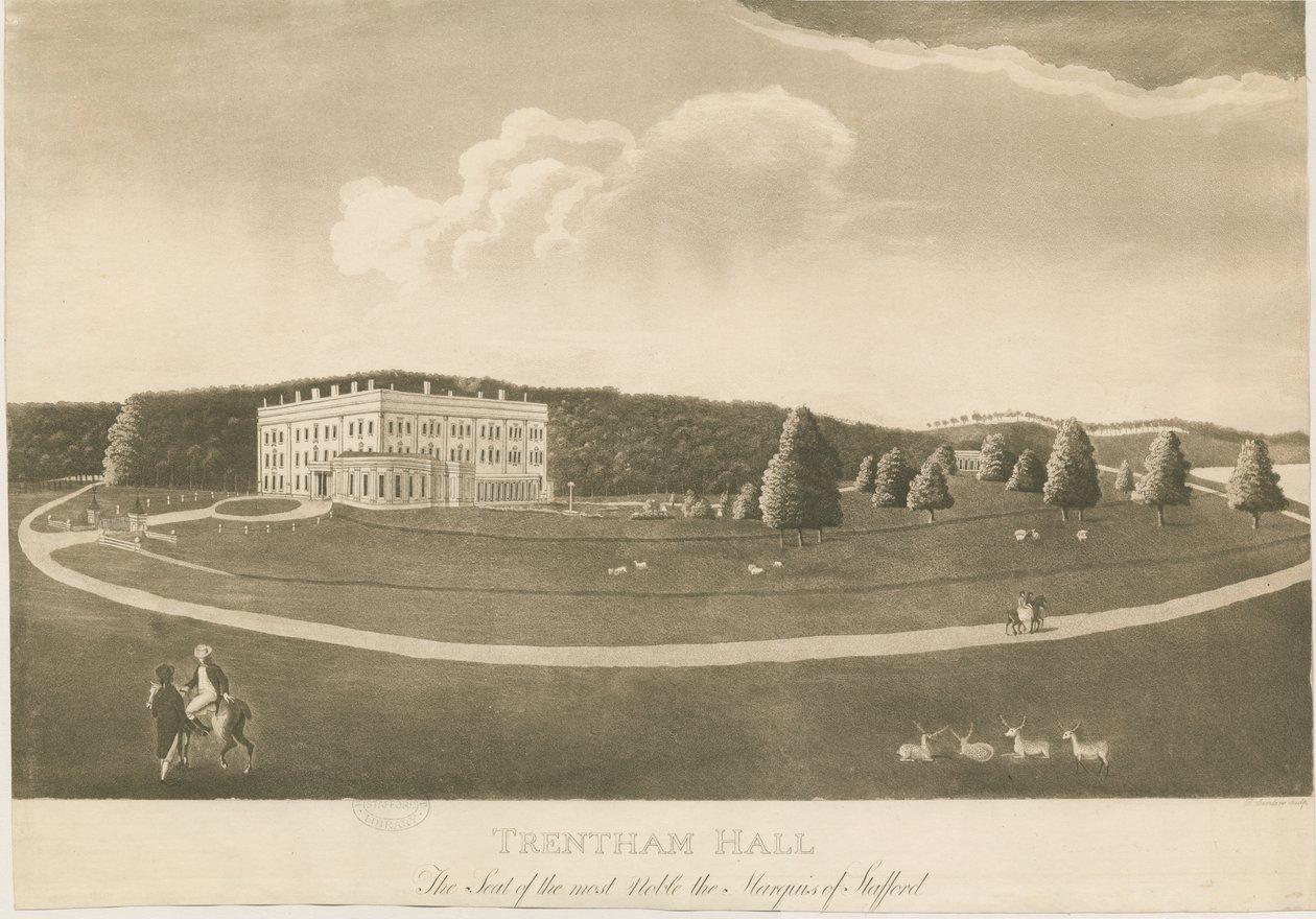 Trentham Hall von Unbekannt
