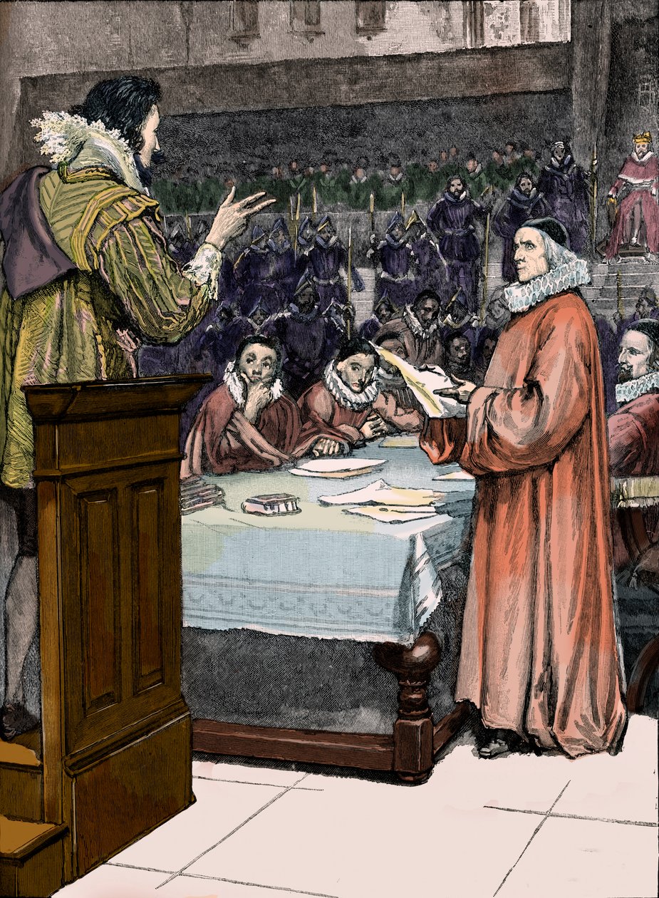 Prozess gegen George Villiers von Unbekannter Künstler