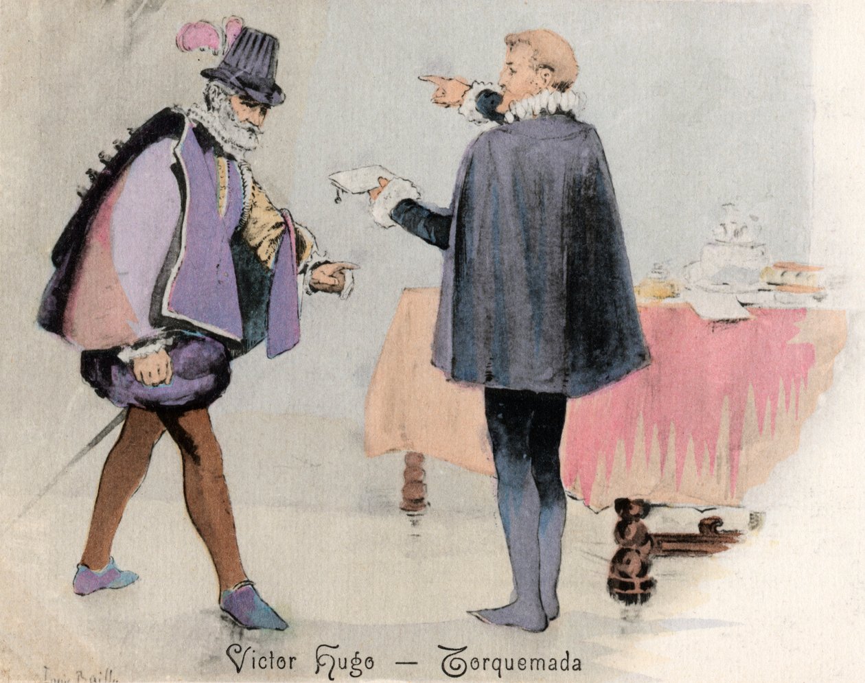 Victor Hugo - Illustration von Unbekannter Künstler