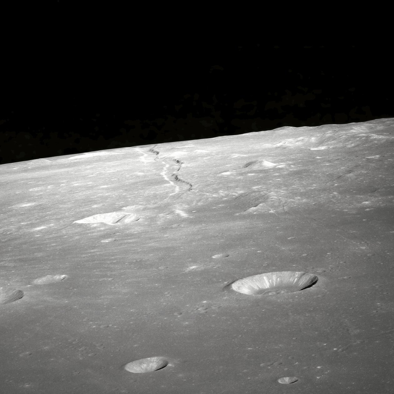Ansicht von Rima Ariadaeus auf dem Mond von Unbekannter Künstler