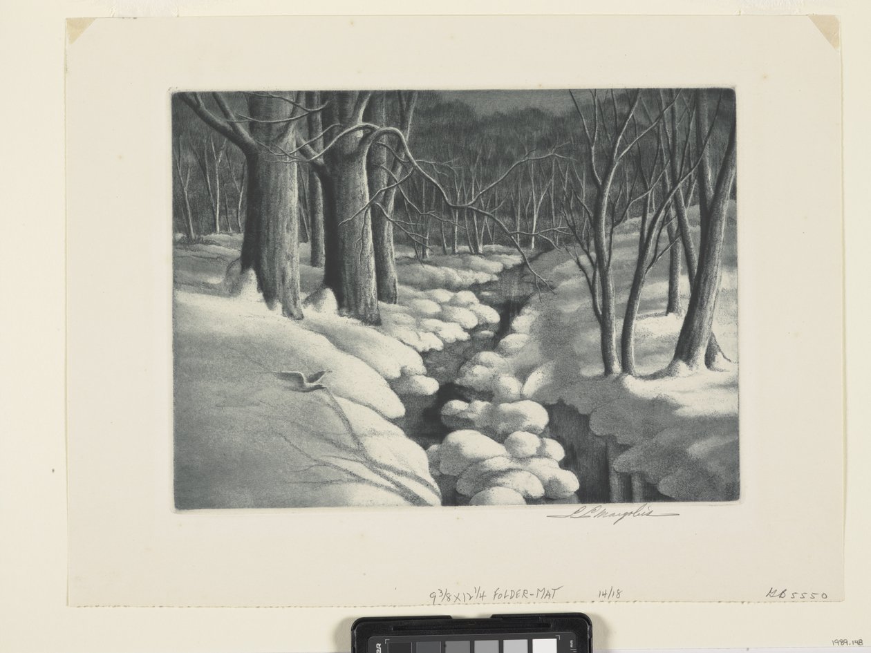 Winterszene von Unbekannter Künstler
