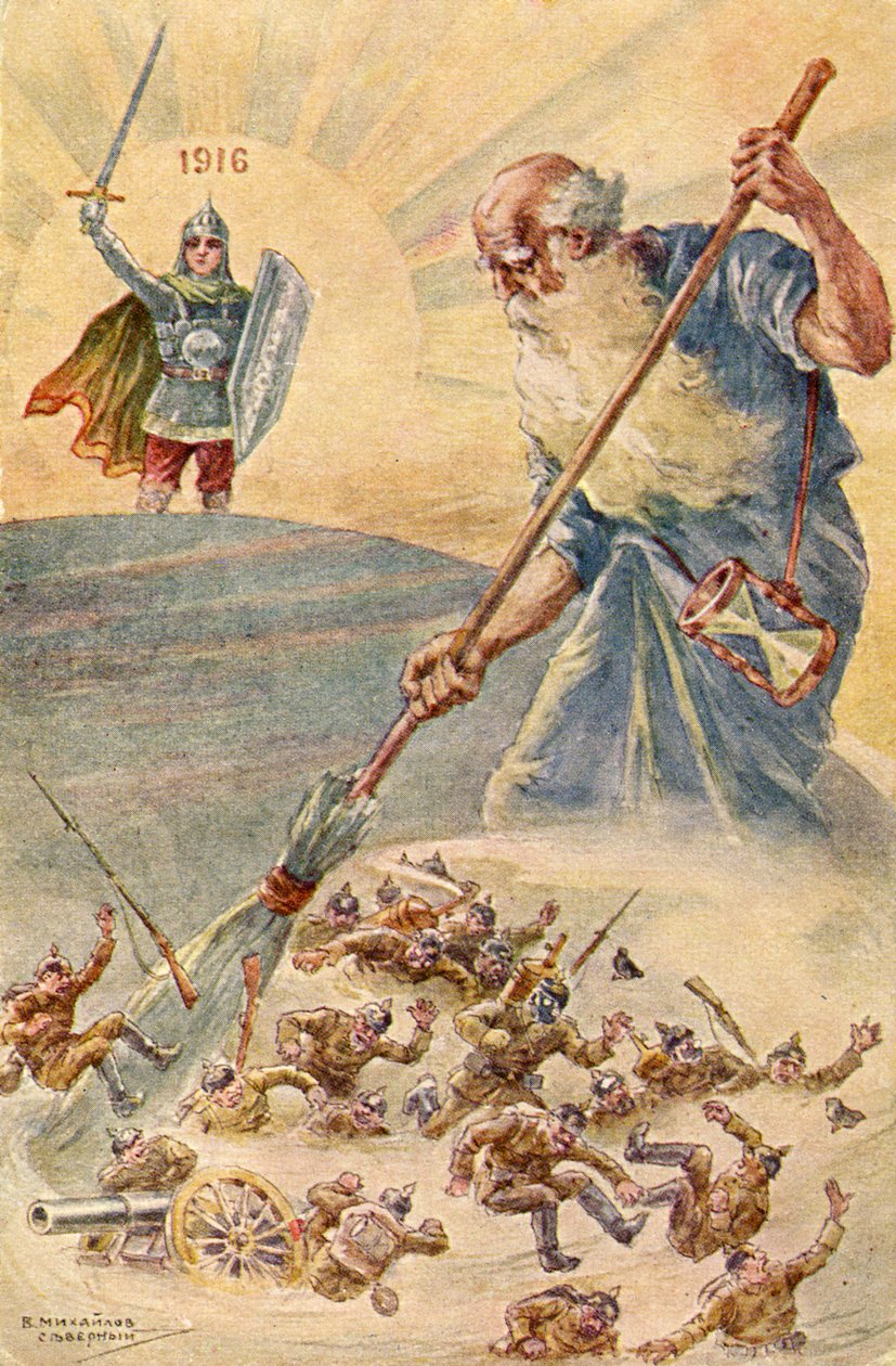 Allegorie des Ersten Weltkriegs von Unbekannter Künstler